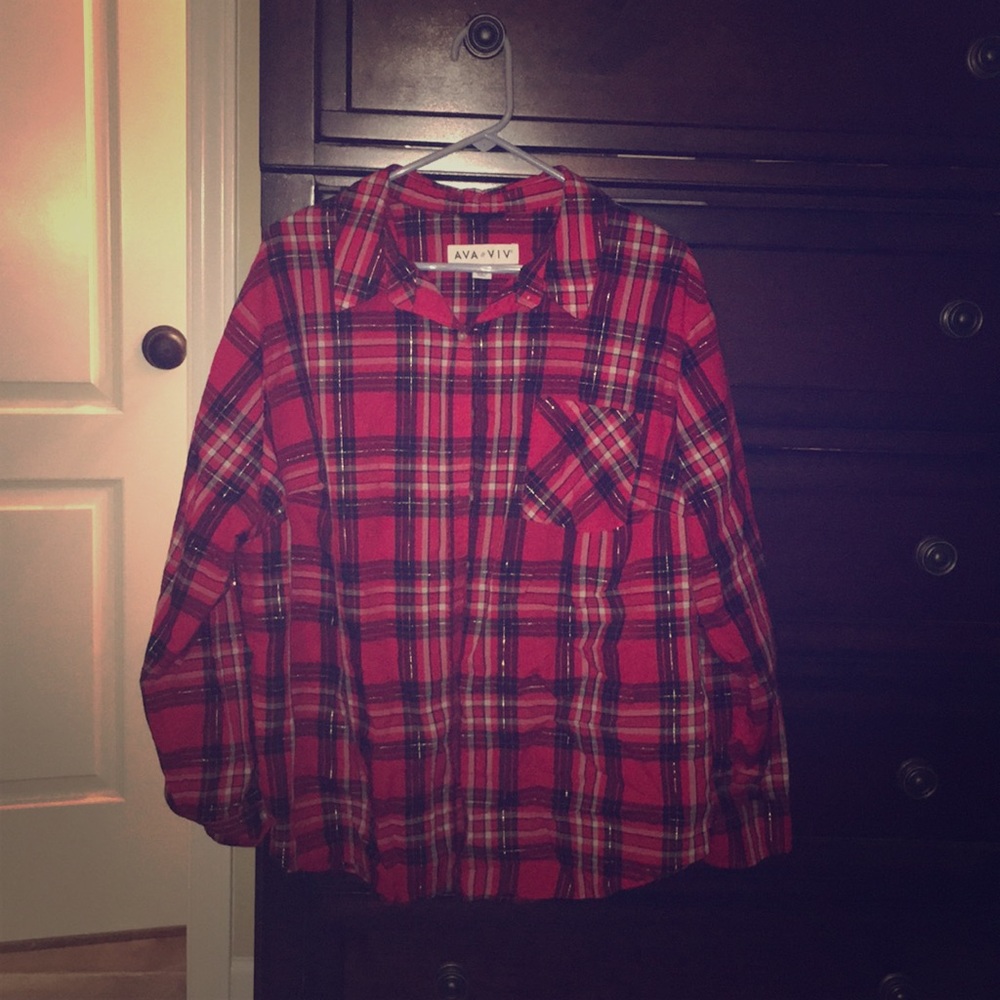 Plaid button up